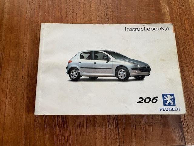 Instructieboekje peugeot 206, Auto diversen, Handleidingen en Instructieboekjes, Ophalen of Verzenden