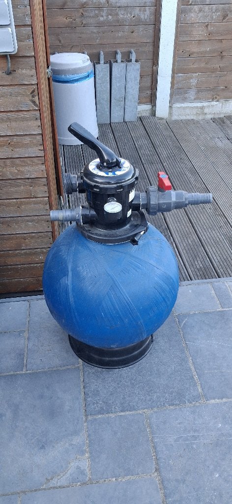 zandfilter, Ophalen, Gebruikt