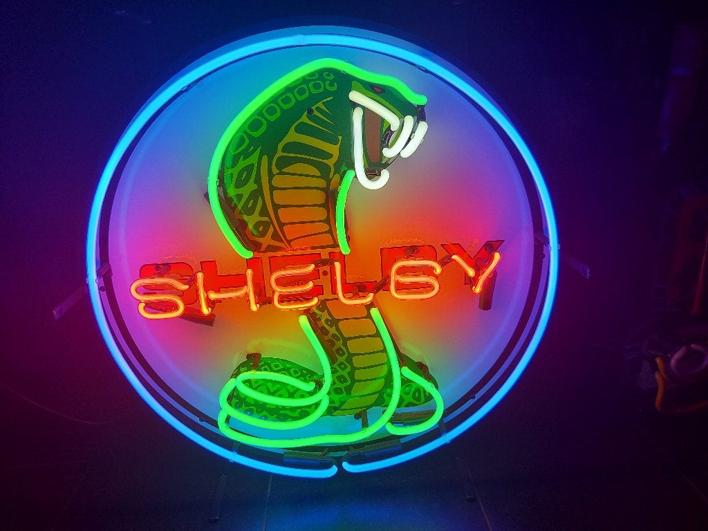 Shelby neon - Ford Mustang neon, Enlèvement, Comme neuf