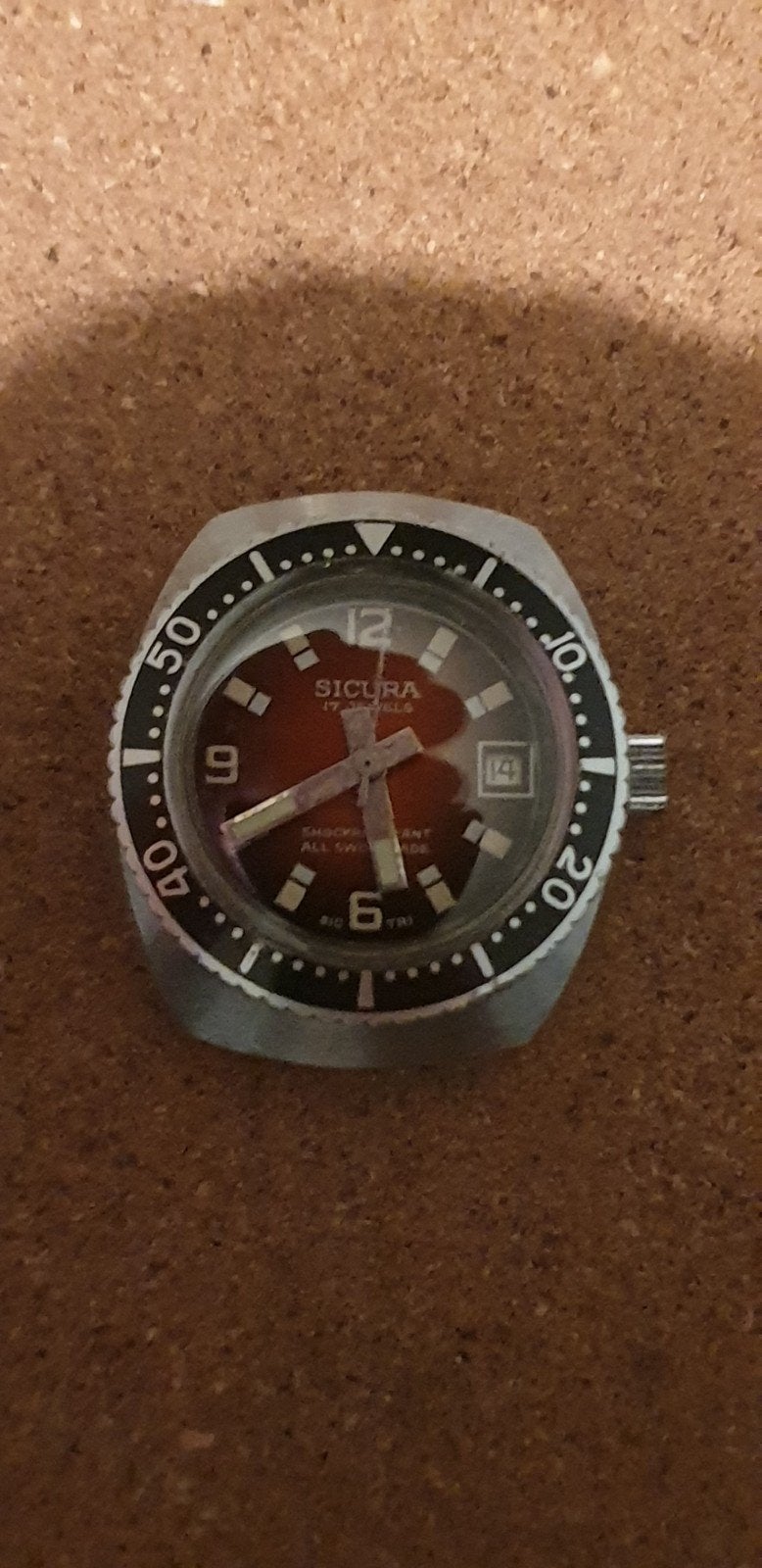 sicura by Breitling duikers horloge, Handtassen en Accessoires, Horloges | Antiek, Staal, Met bandje, Breitling, Polshorloge