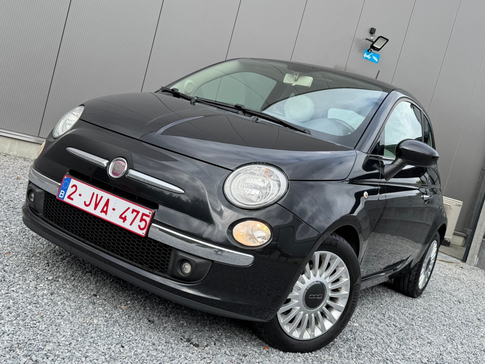Fiat 500 Pano Camera Airco Euro6 Gekeurdverkoop 1st.Eigenaar, Auto's, Voorwielaandrijving, Zwart, Leder, Handgeschakeld