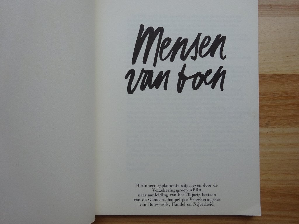 Eugeen Van Mieghem, 1975 mensen van toen, Enlèvement ou Envoi, Utilisé, Peinture et dessin