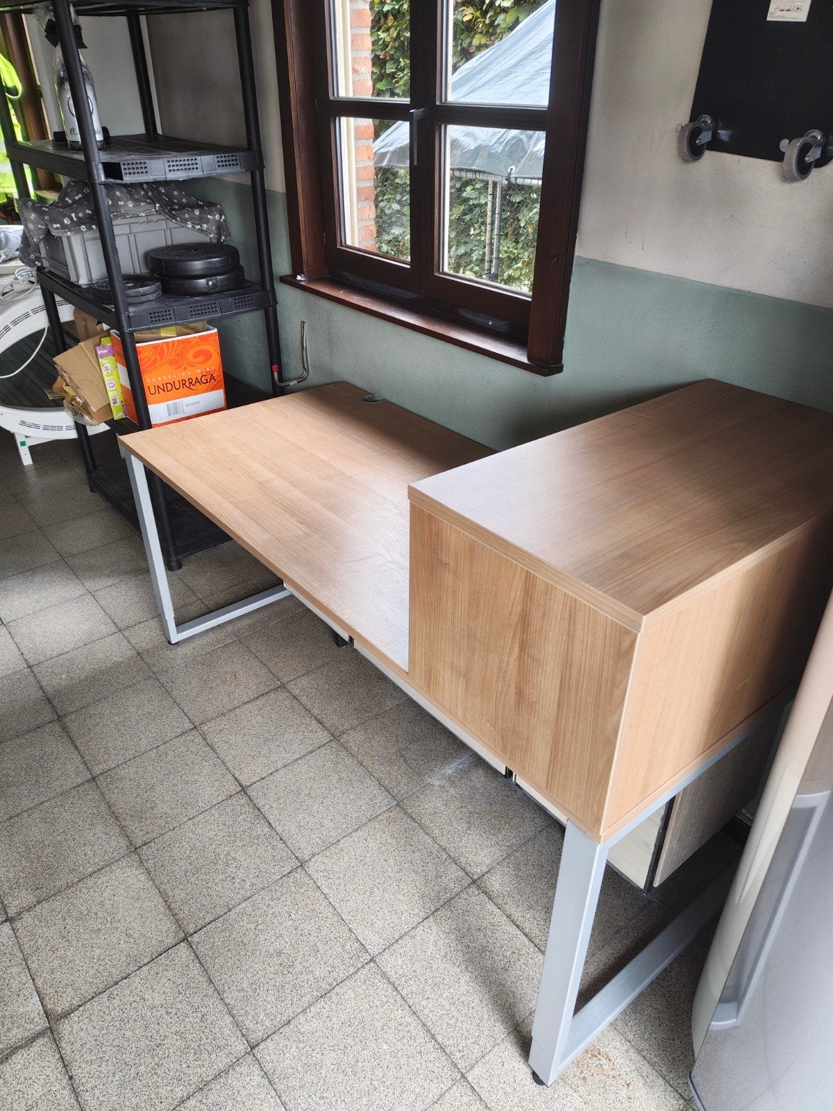 grote Bureau 180x80cm met hoekstuk, Huis en Inrichting, Ophalen