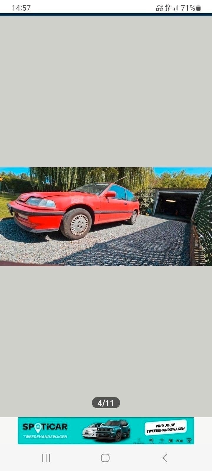 Honda civic voorlip gezocht vanaf 1990 facelift, Enlèvement