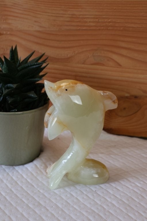 Dolfijn Onyx Natuursteen, Verzamelen, Ophalen of Verzenden