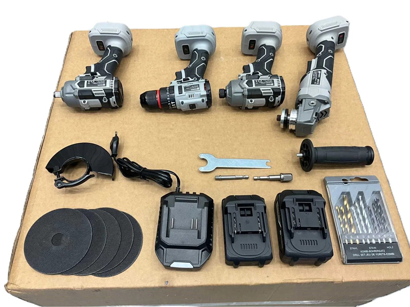Stahlgruppe Powertool Set, 4 st elektrisch gereedschap
