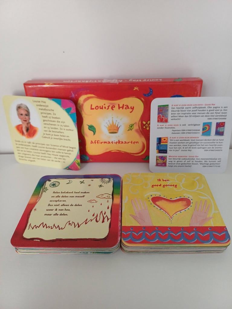 Affirmatiekaarten Louise Hay, Boeken, Spiritualiteit algemeen, Overige typen, Ophalen of Verzenden, Zo goed als nieuw