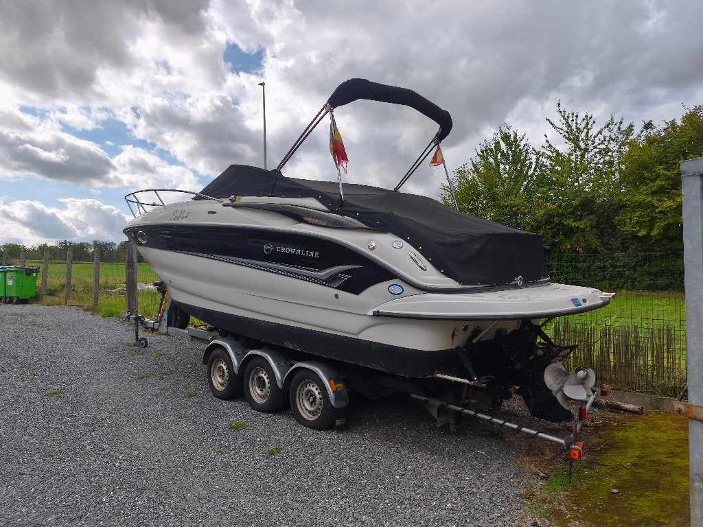 Crownline 250CR met nieuwe 6.2MPI motor 350PK, Ophalen, Gebruikt, Binnenboordmotor, Met afstandsbediening