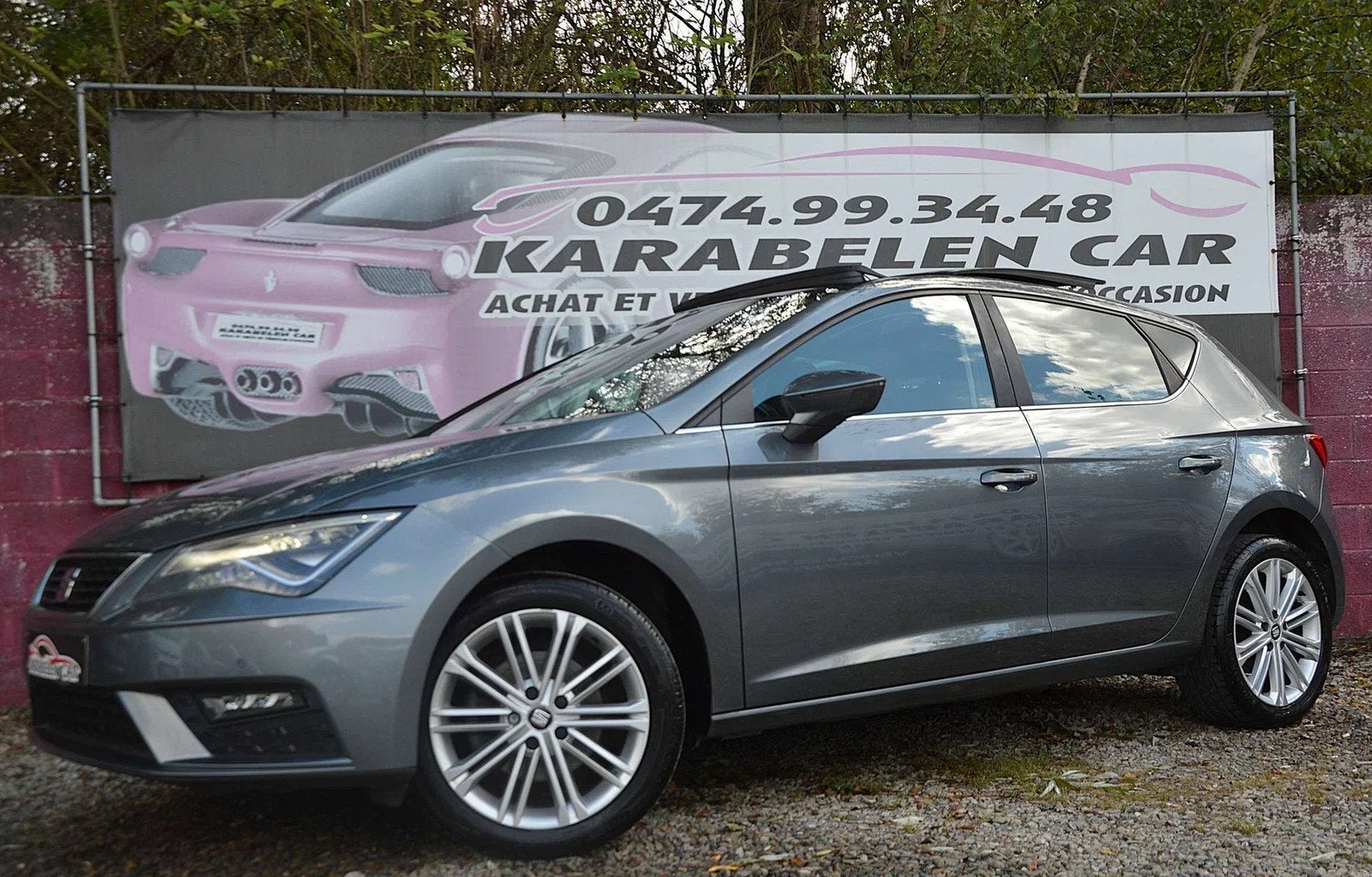 SEAT Leon 2.0CRTDi Xcellence TOIT OUV NAV CAM CLIM CRUIS 116, Autos, Seat, Argent ou Gris, Achat, Entreprise, Alcantara