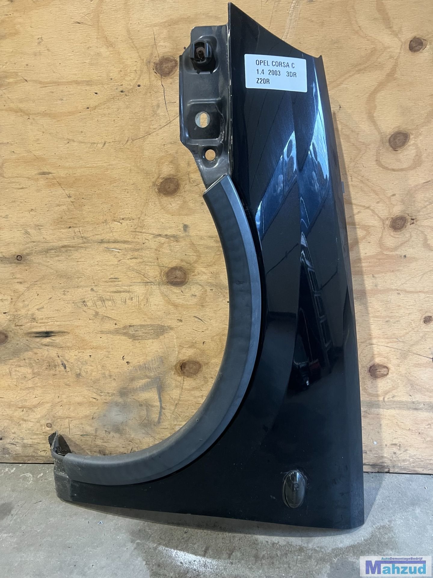 OPEL CORSA C ZWART Z20R links voorscherm 2000-2005, Auto-onderdelen, Gebruikt, Opel Automobile GmbH, Kontakt@opel-infoservice.de