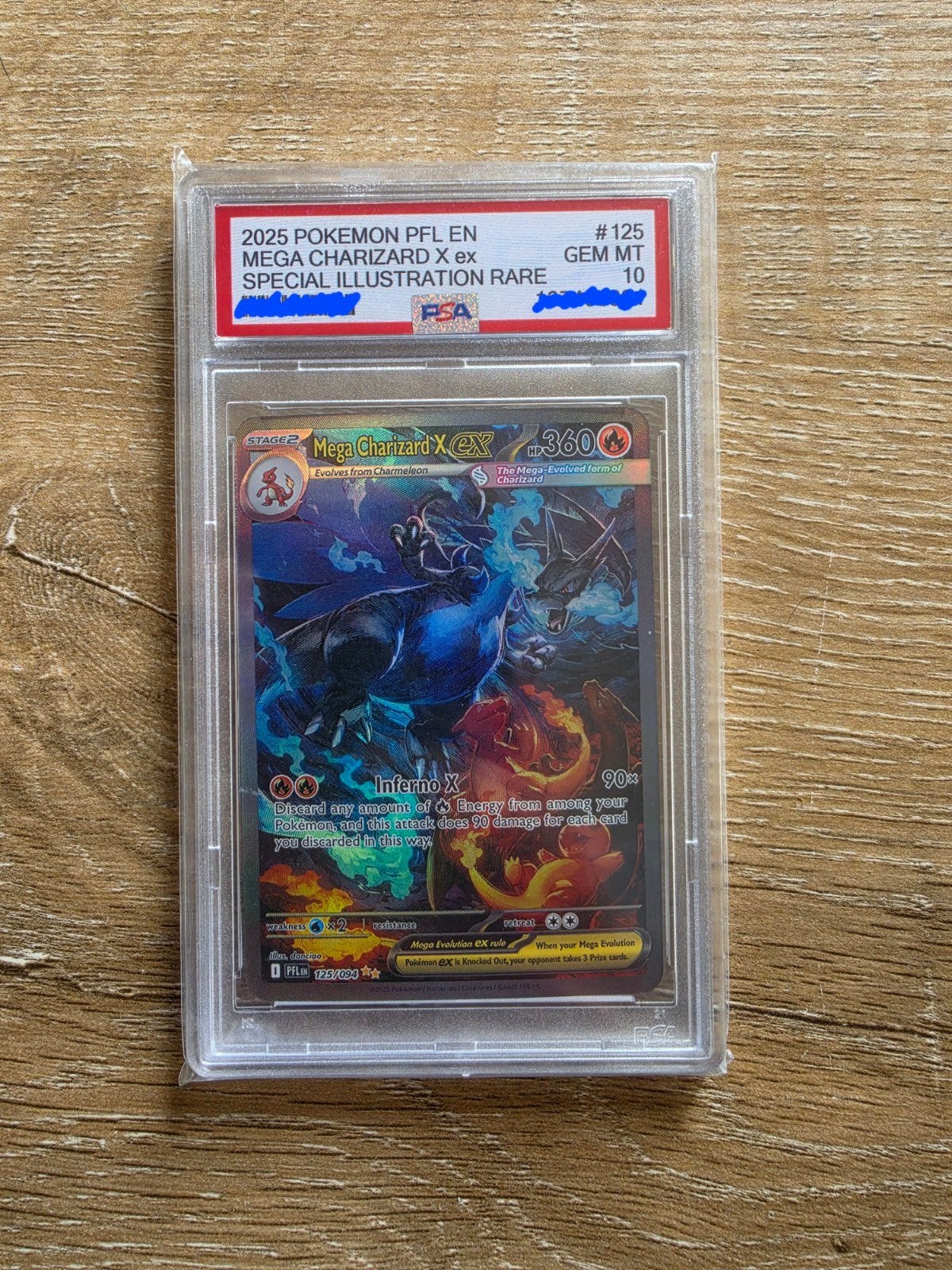 charizard ex 125 PFL psa10, Ophalen of Verzenden