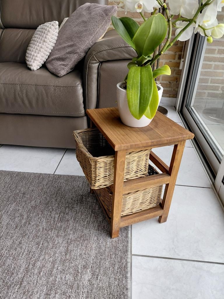 LANDELIJK BIJZETTAFELTJE, Ophalen, Minder dan 45 cm, Minder dan 55 cm, Gebruikt