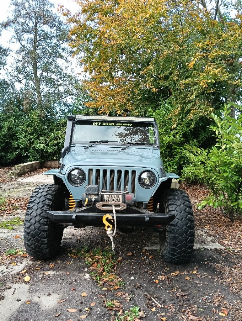 Jeep Wrangler RHD tj 4.0 offroad klaar arb rcv LCG build, Auto's, Zwart, 4000 cc, Leder, Bedrijf