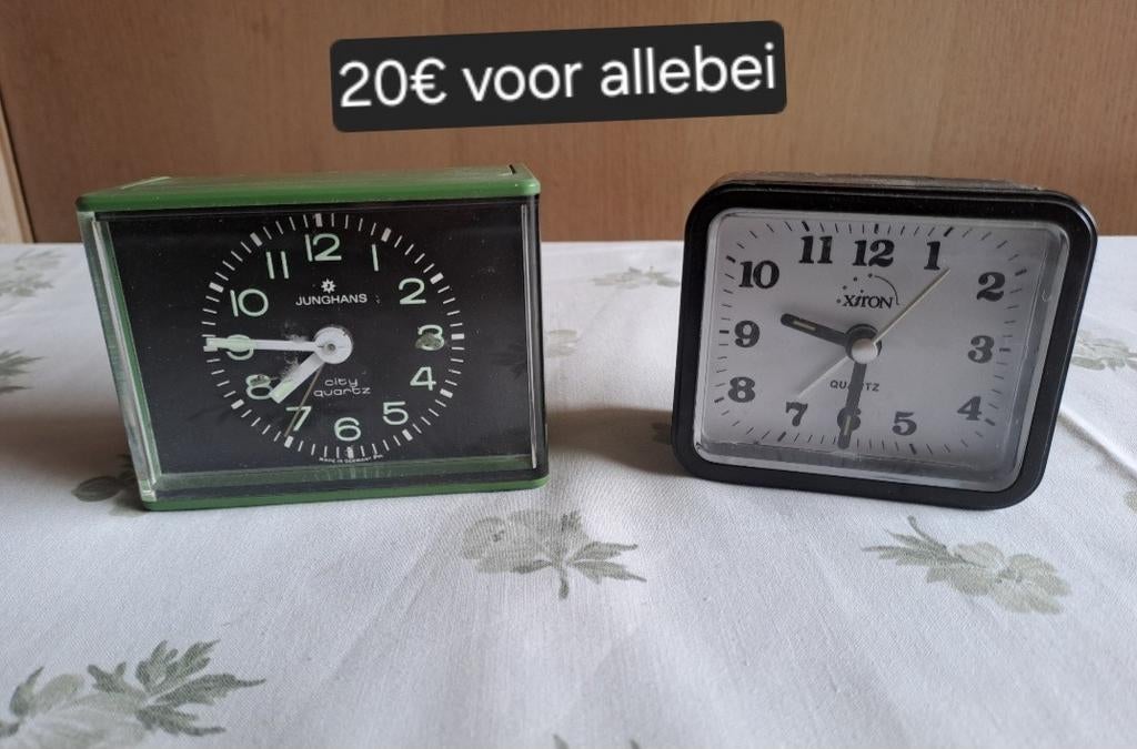 Junghans en Xiron wekkers, Enlèvement ou Envoi