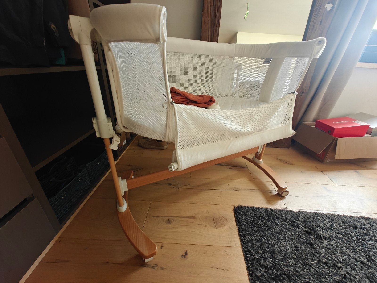 Co sleeper babyGo, Kinderen en Baby's, Ophalen, Zo goed als nieuw, Wieg