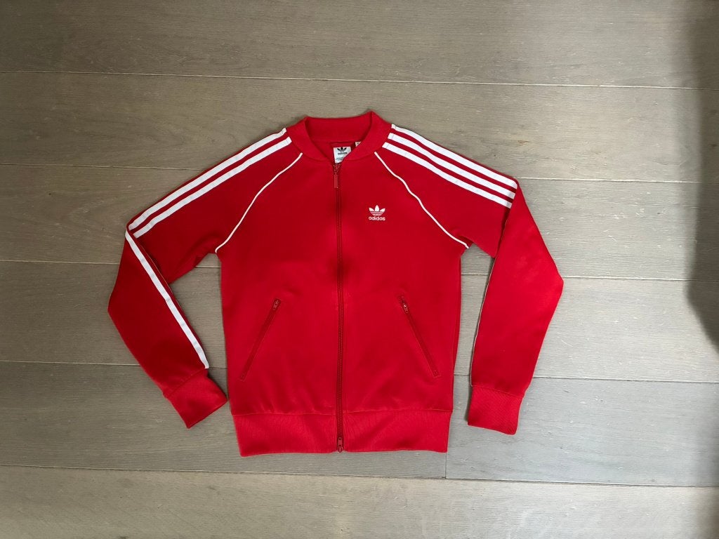 Rood Trainingsjasje van Adidas (Maat XS), Rouge, Enlèvement ou Envoi, Adidas, Comme neuf
