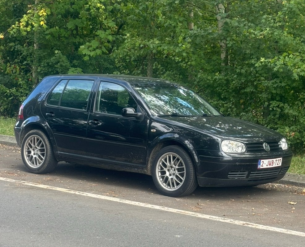 Vw golf 4 1.8 turbo(gti), Handgeschakeld, 5 deurs, Zwart, 110 kW