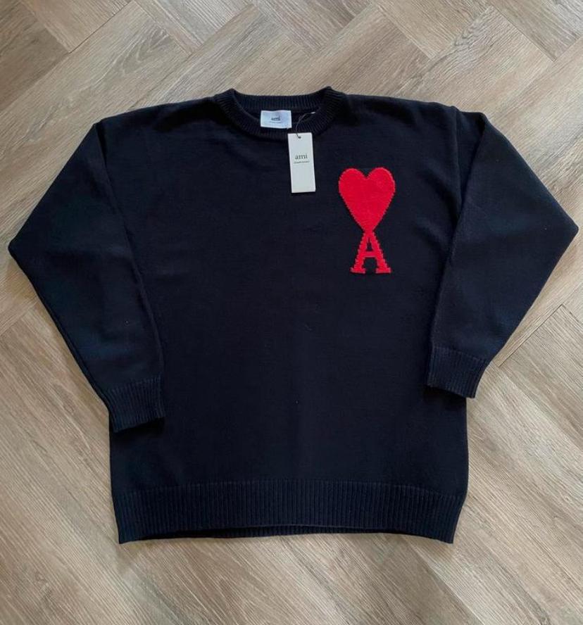 Pull Ami Paris, Enlèvement ou Envoi, Neuf, Taille 48/50 (M), Noir