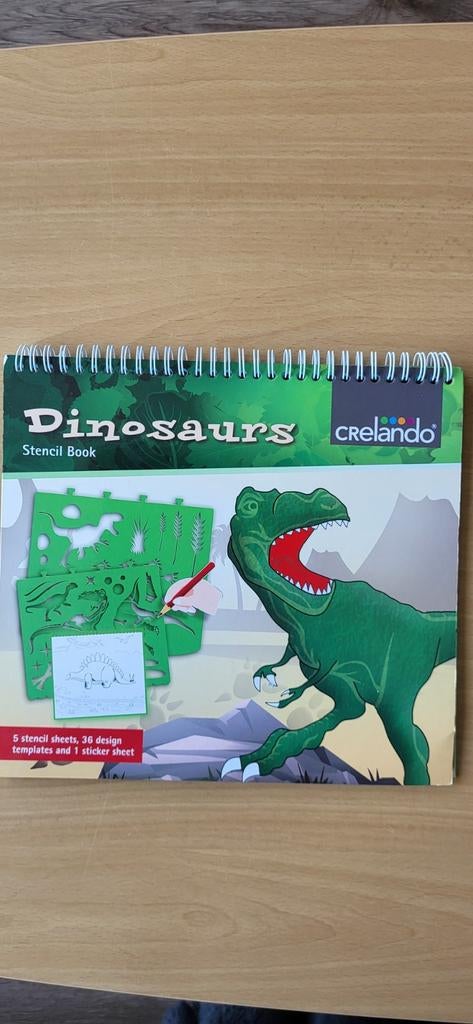 Dinosaurus stencil book, Creando, Ophalen, Gebruikt, Knutselen