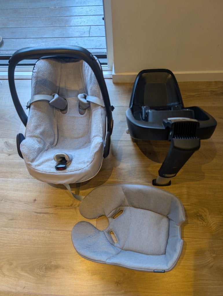 Maxi Cosi pebble plus + 2WayFix + verkleinkussen + overtrek, Kinderen en Baby's, Autostoeltjes, Ophalen, Gebruikt, Maxi-Cosi, Isofix