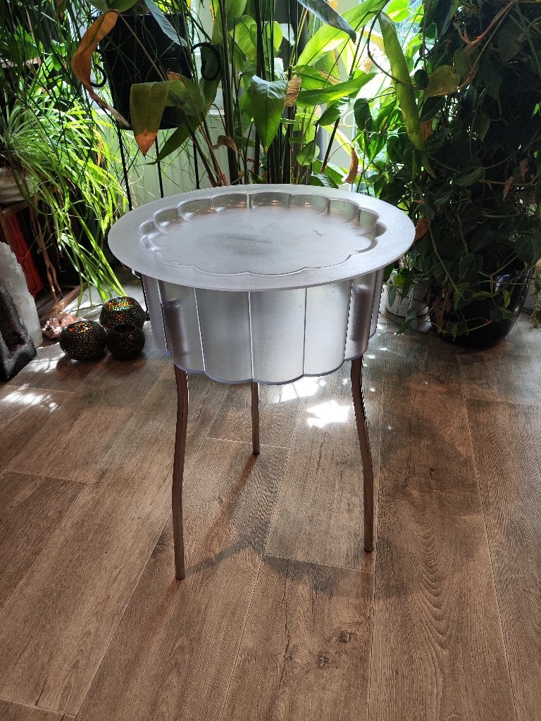Vintage IKEA "Hatten" Bijzettafel / Opbergtafel, Huis en Inrichting, Tafels | Bijzettafels, Kunststof, Ophalen