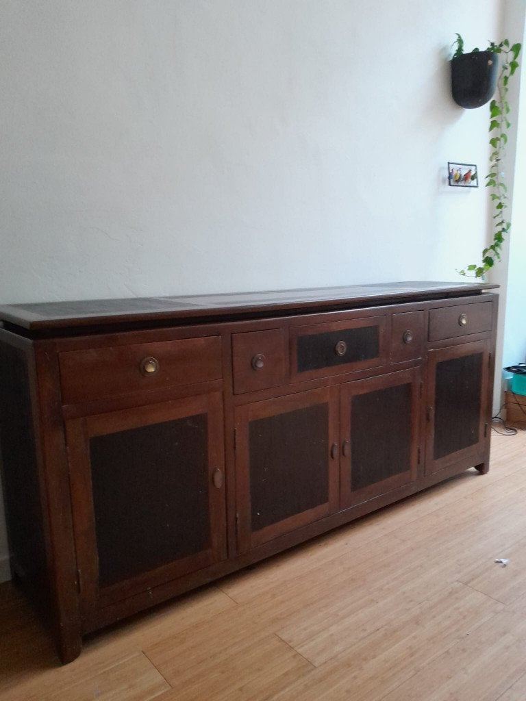 Buffet, Maison & Meubles, Teck, Avec tiroir(s), 25 à 50 cm, Bois exotique.