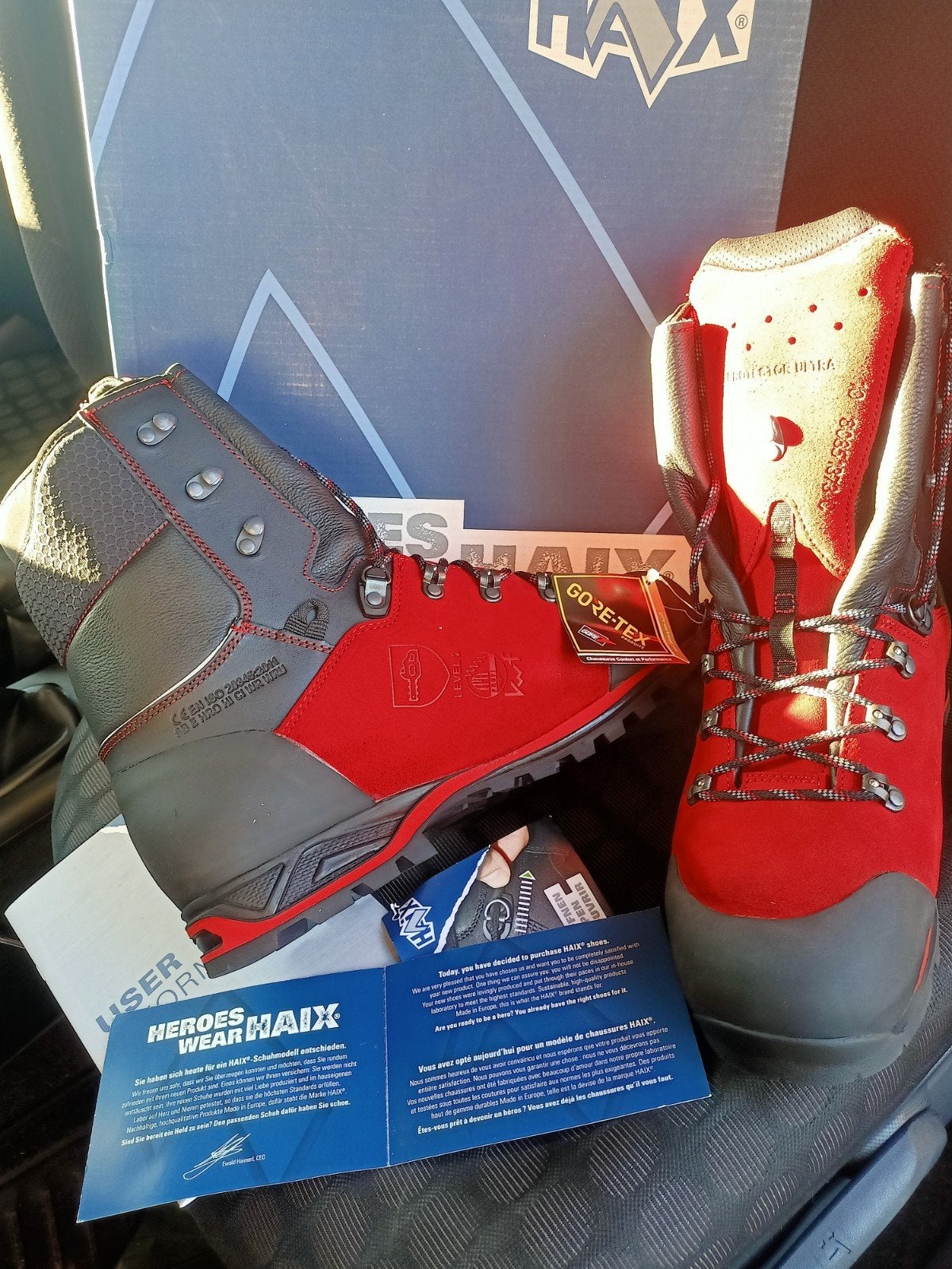 Haix Protector zaag boots bosbouw - nieuw, Tuin en Terras, Werkkleding, Ophalen, Nieuw