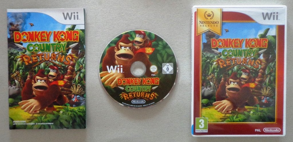 Donkey Kong Returns voor de Nintendo Wii Compleet, Games en Spelcomputers, Games | Nintendo Wii, Ophalen of Verzenden, Zo goed als nieuw