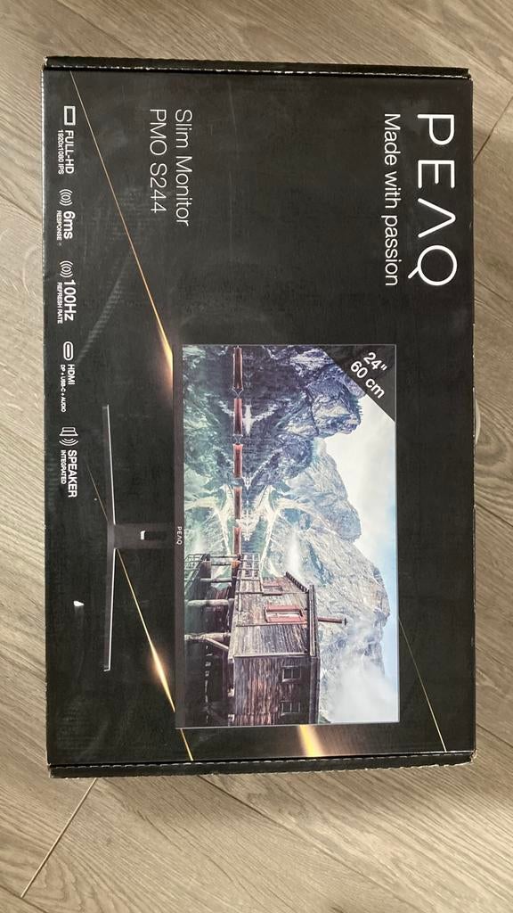 Moniteur 24 PEAQ USB C, Ophalen, Zo goed als nieuw