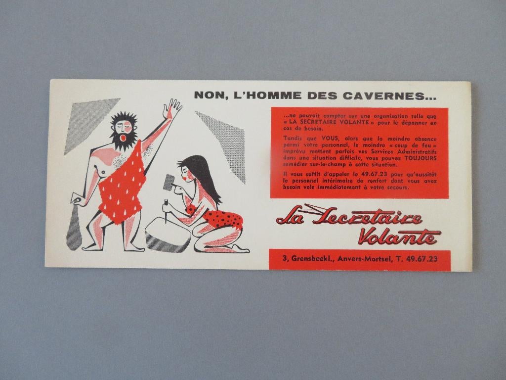 vloeipapier buvard La secretaire volante Mortsel, Enlèvement ou Envoi, Comme neuf, Ustensile
