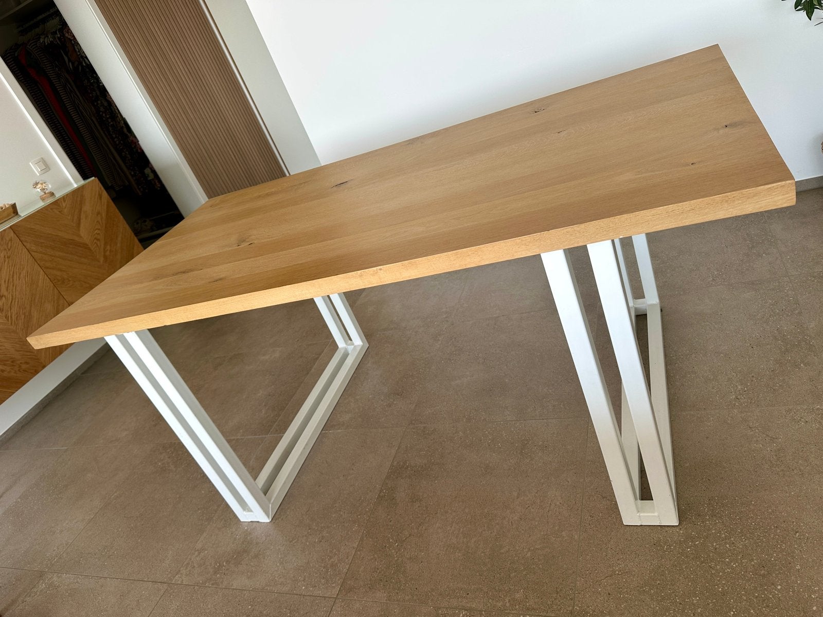 Table en chene massif, Enlèvement ou Envoi, Classique, Comme neuf, Bois