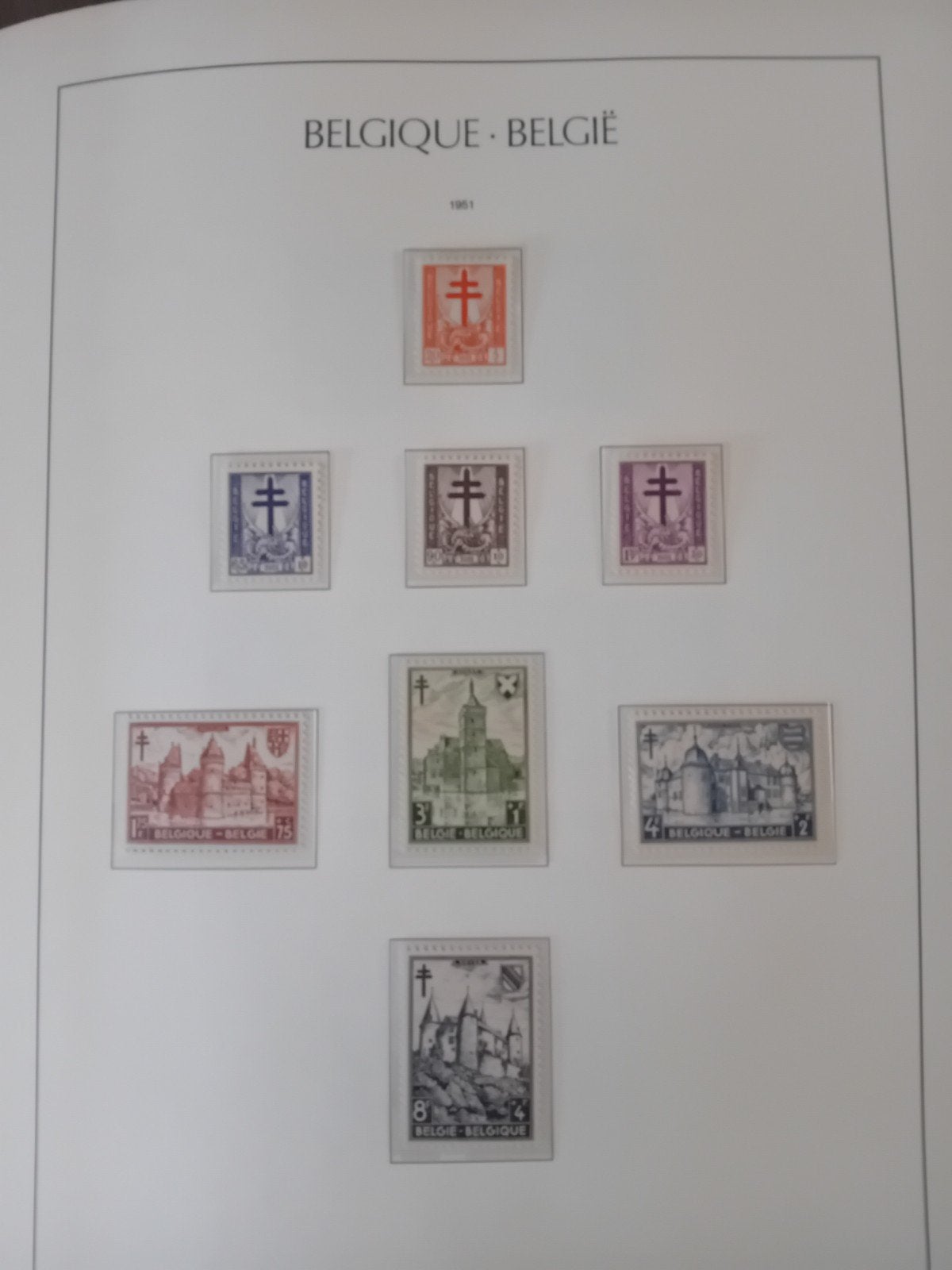 Timbres de Belgique 868/875** lot 186P, Enlèvement ou Envoi, Neuf