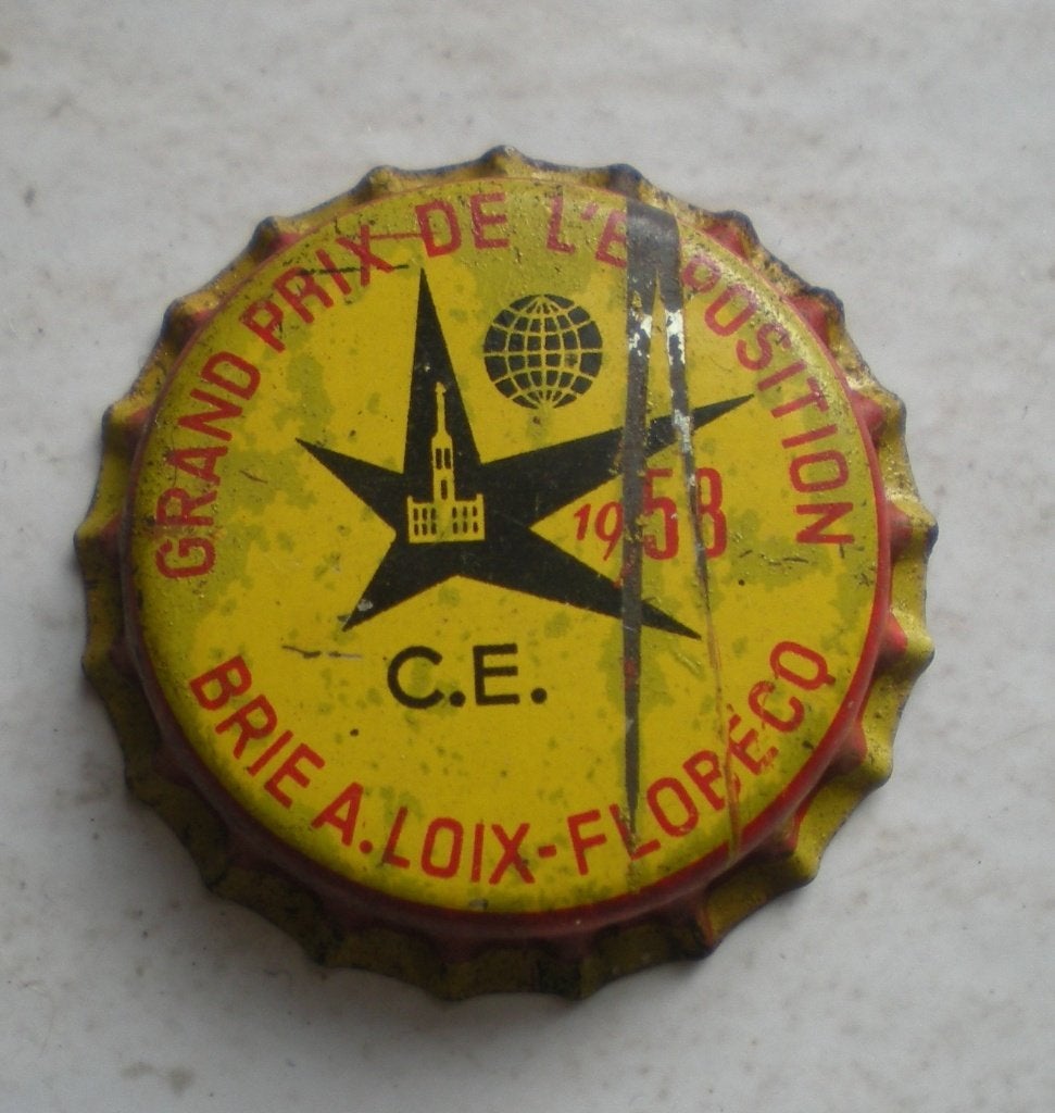 oude capsule Expo 58 Brasserie LOIX in Flobecq, Ophalen of Verzenden, Gebruikt