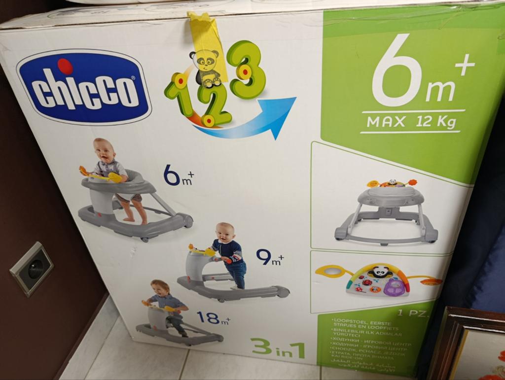 3 delig Chicco loopwagentje, Ophalen