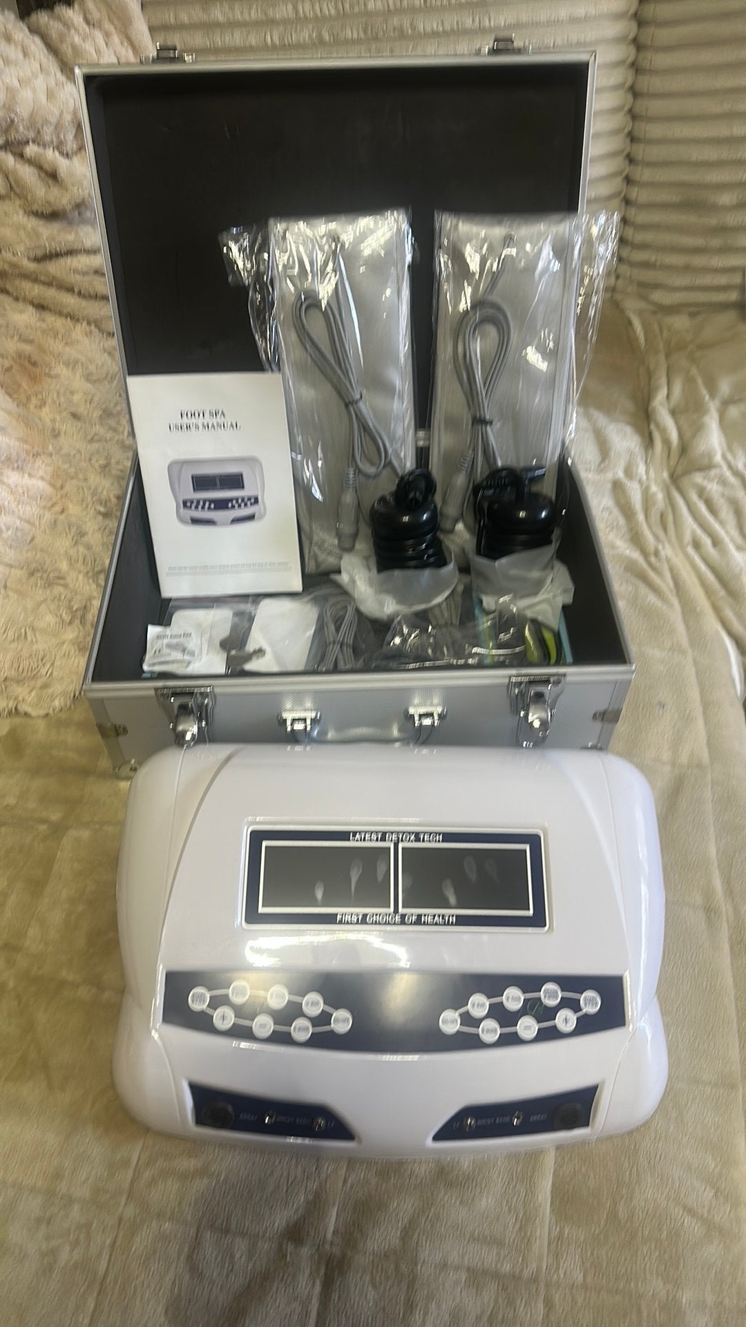Machine de désintoxication ionique pour bain de pieds, Electroménager, Enlèvement, Neuf, Soin des mains et des pieds