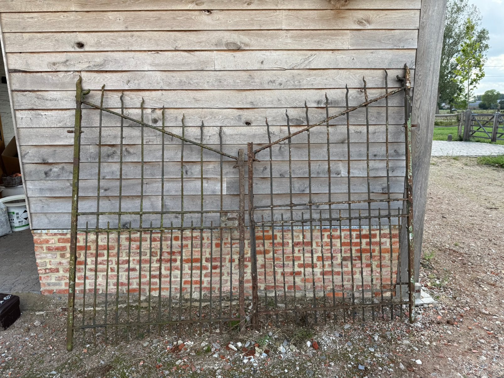 Oude poort / tuinhek, Enlèvement, Utilisé, Fer, Clôture ornementale
