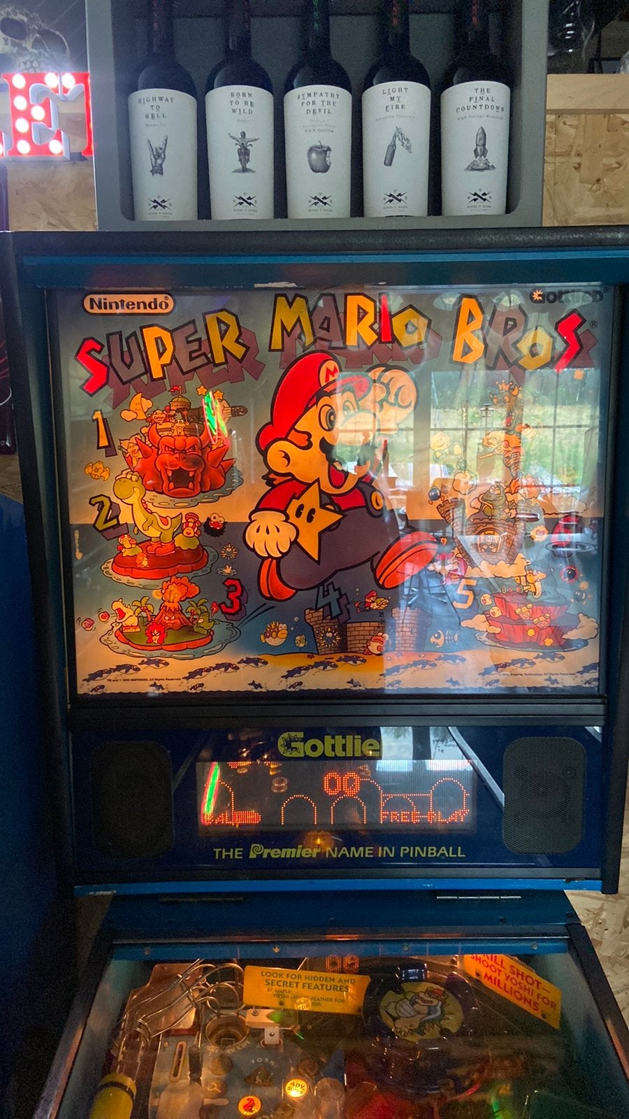 Flipperkast Mario Bross gottlieb, Verzamelen, Automaten | Flipperkasten, Ophalen, Zo goed als nieuw, Flipperkast, Gottlieb