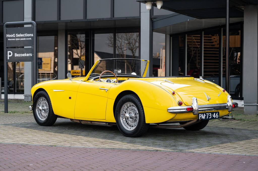 Austin Healey 100 6 (bj 1957), Auto's, Oldtimers, Austin, Zwart, Cabriolet, 120 pk