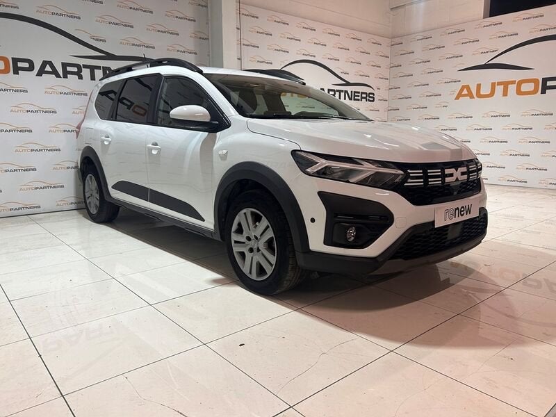 Dacia Jogger TCe Expression 5PL, Stof, Gebruikt, Wit, https://public.car-pass.be/vhr/fdfea552-a13a-4544-8193-05b9bfc83fc8