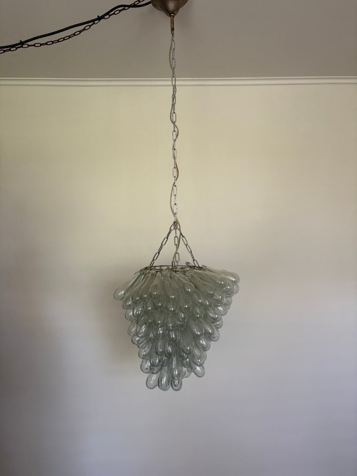 Lampe à raisin vintage en verre de Murano, Vintage, Verre, Enlèvement, E27 (grand)
