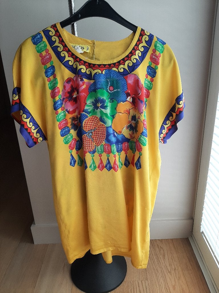 Tunique en soie ESCADA, Vêtements | Femmes, Blouses & Tuniques, Taille 38/40 (M), Enlèvement ou Envoi, Escada, Comme neuf