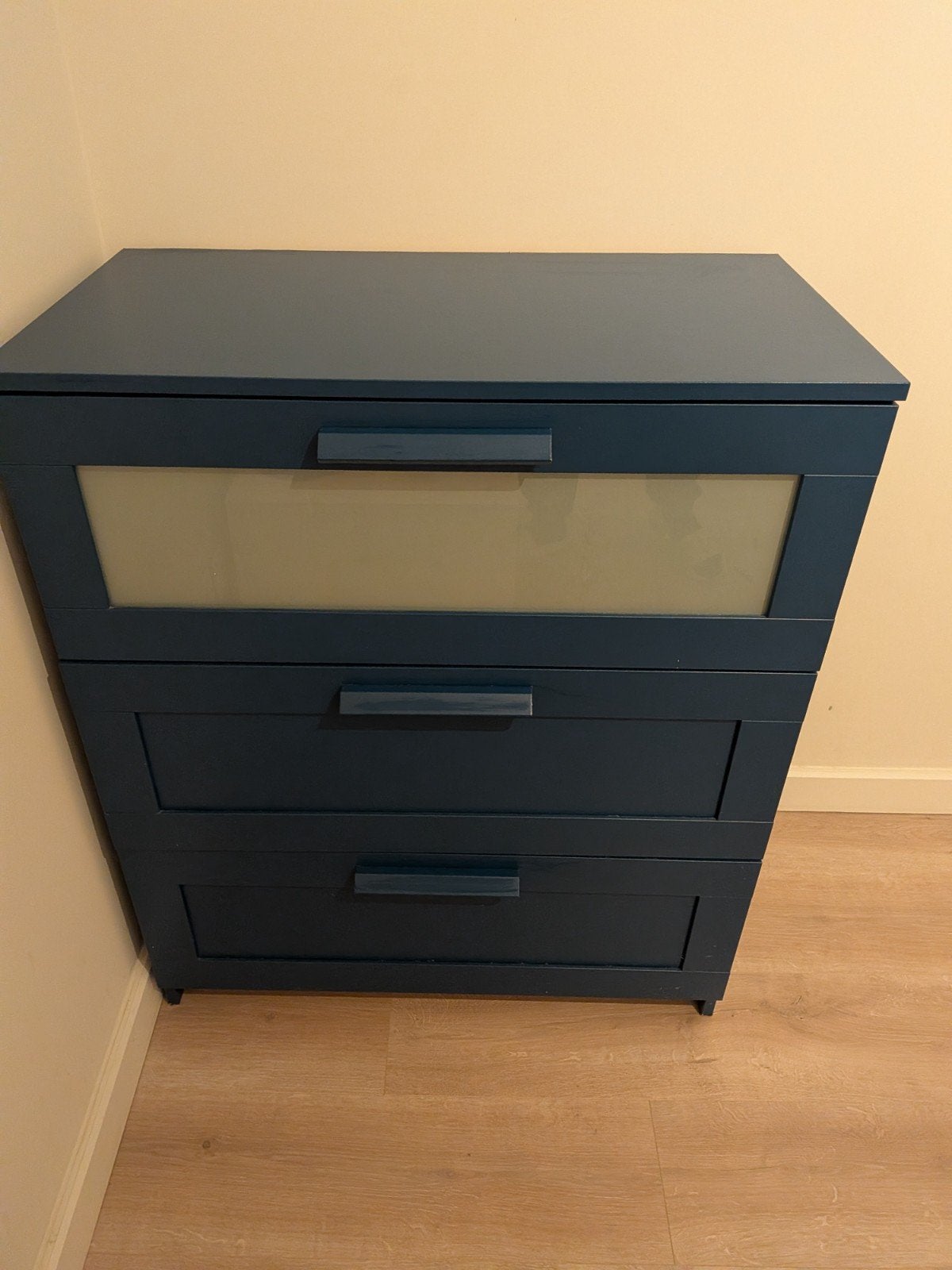 ladekast Ikea blauw., Ophalen, Gebruikt