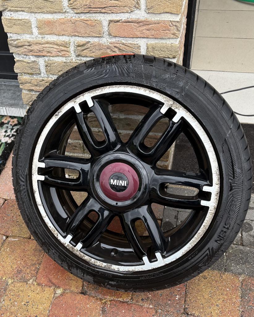 PNEUS + JANTES POUR MINI, Pneus et Jantes, Pneus été, Enlèvement, Utilisé