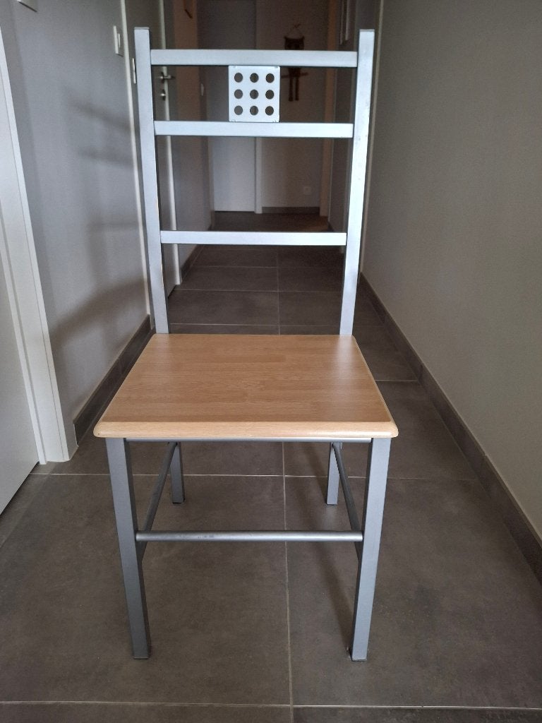 Tafel en stoelen, Ophalen, Gebruikt, Rechthoekig, Overige houtsoorten