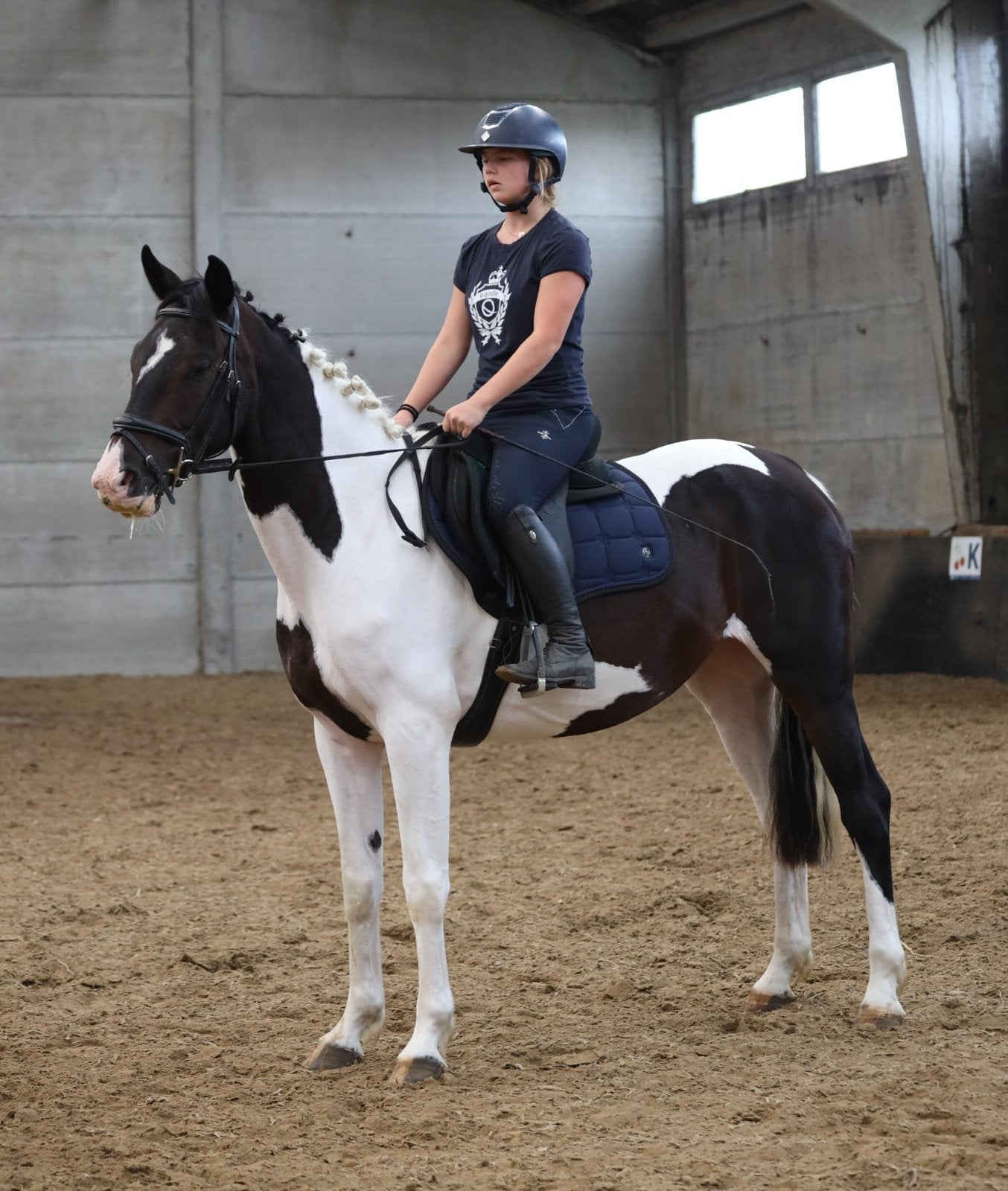 2 knappe merries, Merrie, Zadelmak