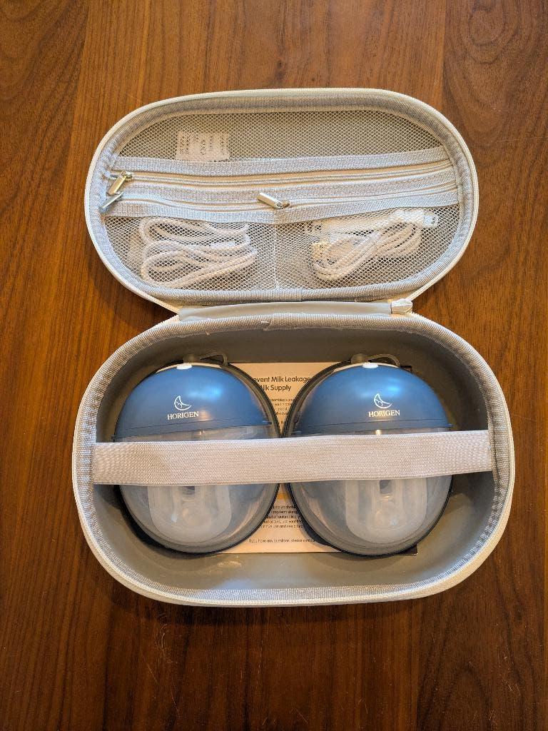 Horingen dubbele handsfree kolf 3D compressie, Ophalen of Verzenden, Gebruikt, Borstkolf