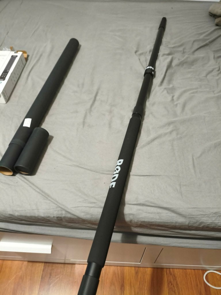 Rode boompole 0.84m - 3m, Audio, Tv en Foto, Overige typen, Nieuw, Inclusief draagtas, Ophalen of Verzenden