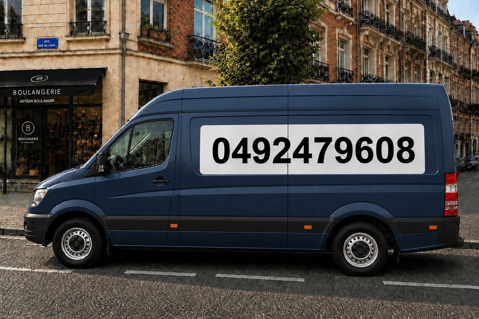 camionnette, transport, déménagement
