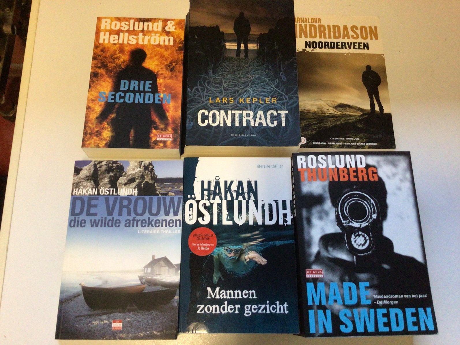 Scandinavische thrillers aan 2 euro per boek, Boeken, Ophalen of Verzenden, Gelezen