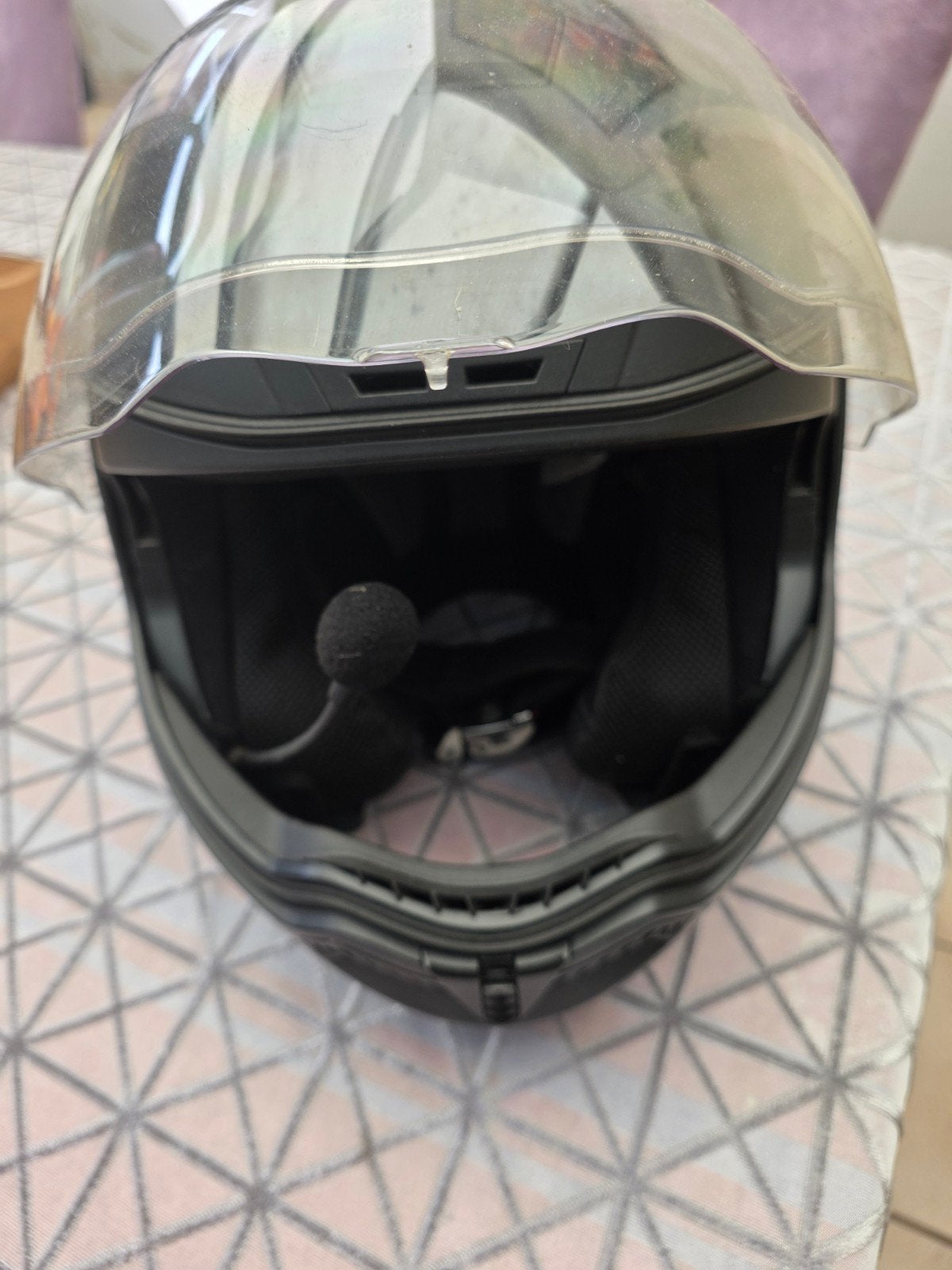 motorhelm, Ophalen